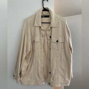ZARA CREAM SHACKET